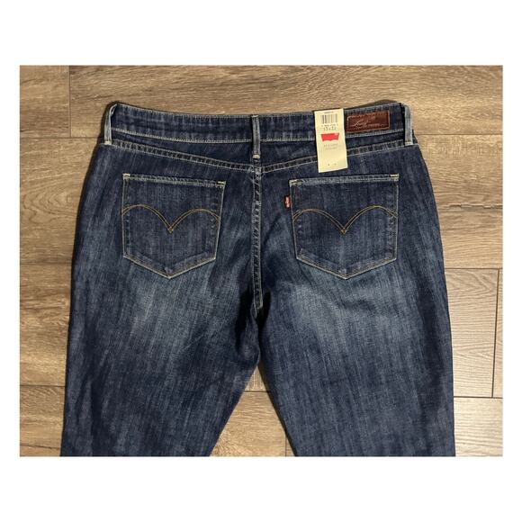 Levi's Bold Curve Straight Leg Dark Wash Jeans Size 33 x 32 NWT - Picture 5 of 10